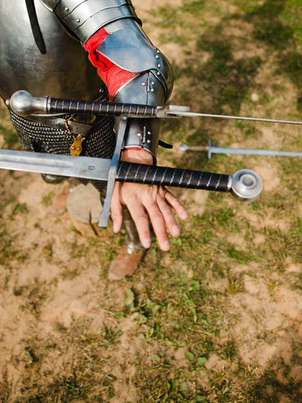 рыцарский конкурс с мечами