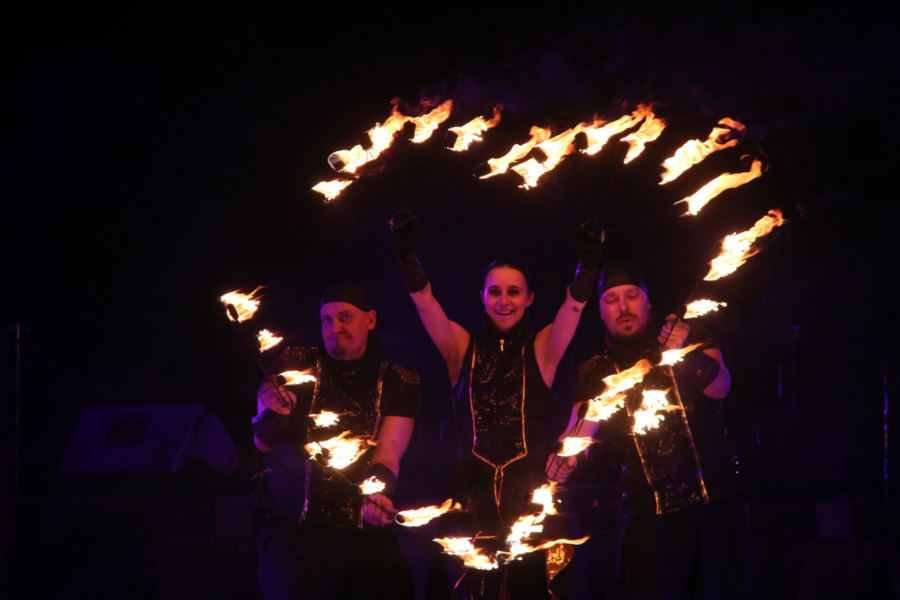 фестиваль огня в Лидском замке