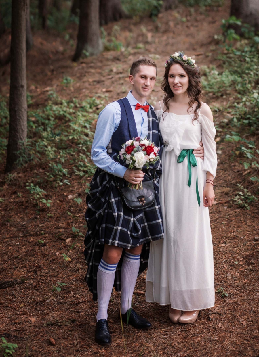 свадьба в шотландском стиле